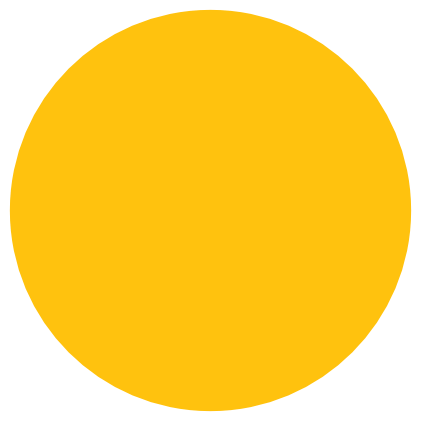 Kreis in Sonnengelb